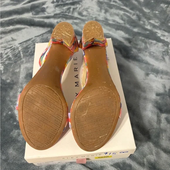 Alex Marie Colorful Patterned Heels - Picture 6 of 7